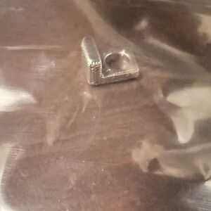 Pandora Silver Letter 'L' Charm - Metal Initial Accent